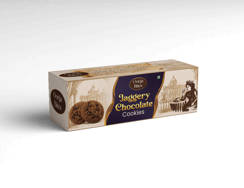 Jaggery Ragi Chocolate Cookies
