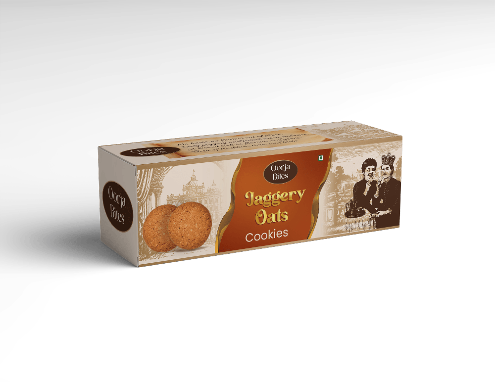 Jaggery Ragi Oats Cookies